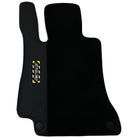Black Floor Mats For Mercedes Benz C-Class A205 Convertible (2016-2018) | Fighter Jet Edition - AutoWin