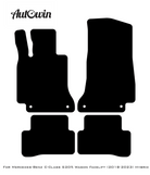 Black Floor Mats For Mercedes Benz C-Class S205 Wagon Facelift (2018-2023) Hybrid | AutoWin Edition - AutoWin