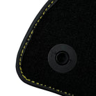 Black Floor Mats For Mercedes Benz CLA-Class X117 Shooting Brake (2015-2019) | Fighter Jet Edition - AutoWin