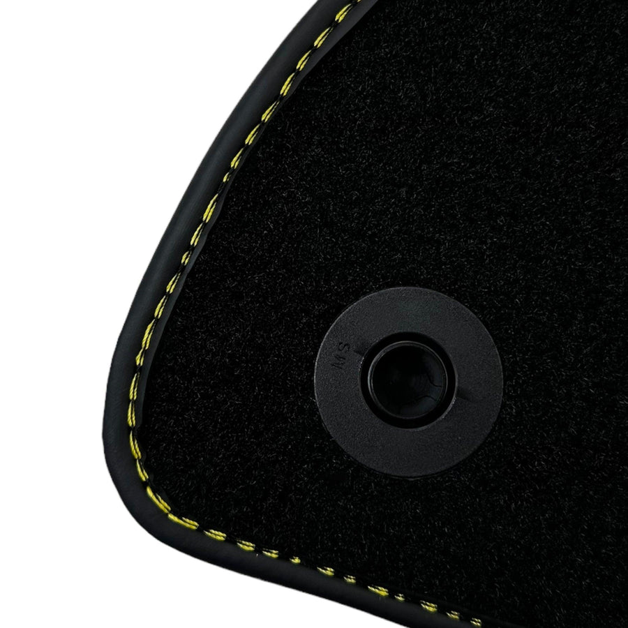 Black Floor Mats For Mercedes Benz CLA-Class X118 Shooting Brake (2019-2023) | Fighter Jet Edition - AutoWin