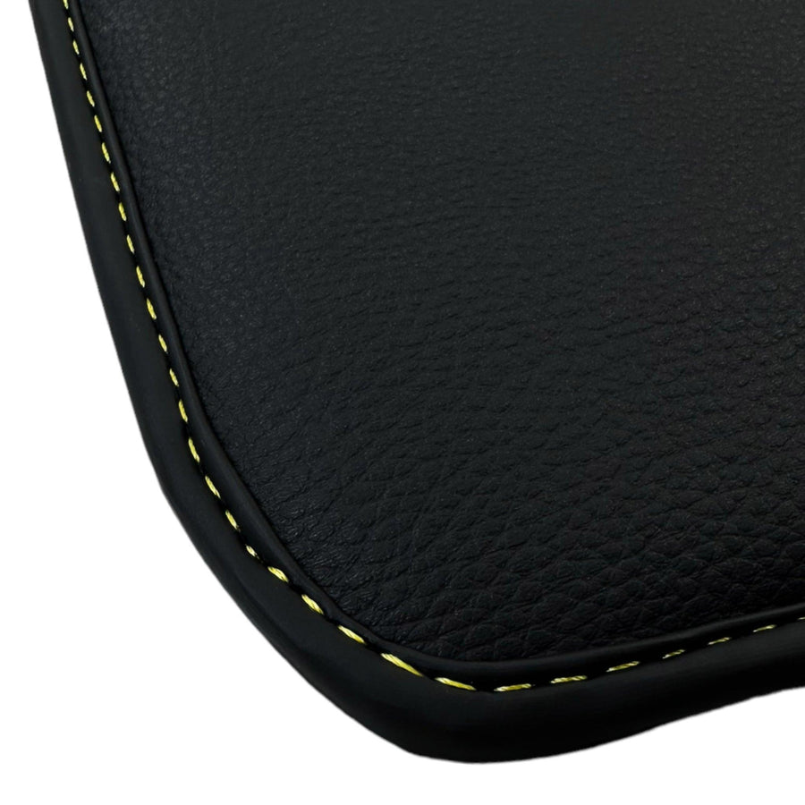 Black Floor Mats For Mercedes Benz CLK-Class A208 Convertible (1998-2003) | Fighter Jet Edition - AutoWin