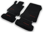 Black Floor Mats For Mercedes Benz GLK-Class X204 (2008-2012) | Fighter Jet Edition - AutoWin
