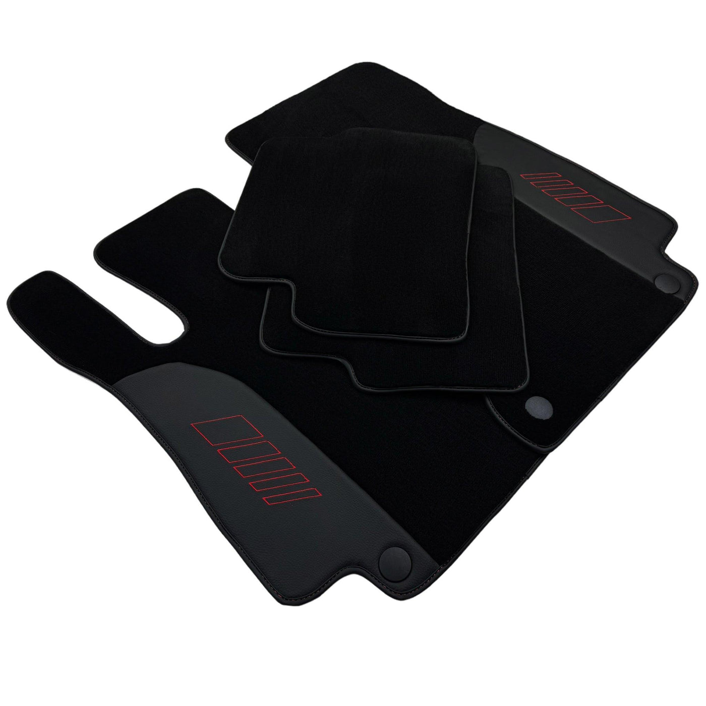 Black Floor Mats For Mercedes Benz M-Class W164 (2005-2011) | AutoWin Edition - AutoWin