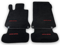 Black Floor Mats For Mercedes Benz S-Class X222 Maybach (2015-2021) | Fighter Jet Edition - AutoWin
