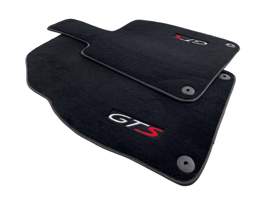 Black Floor Mats for Porsche 718 Boxster (2016-2023) - AutoWin