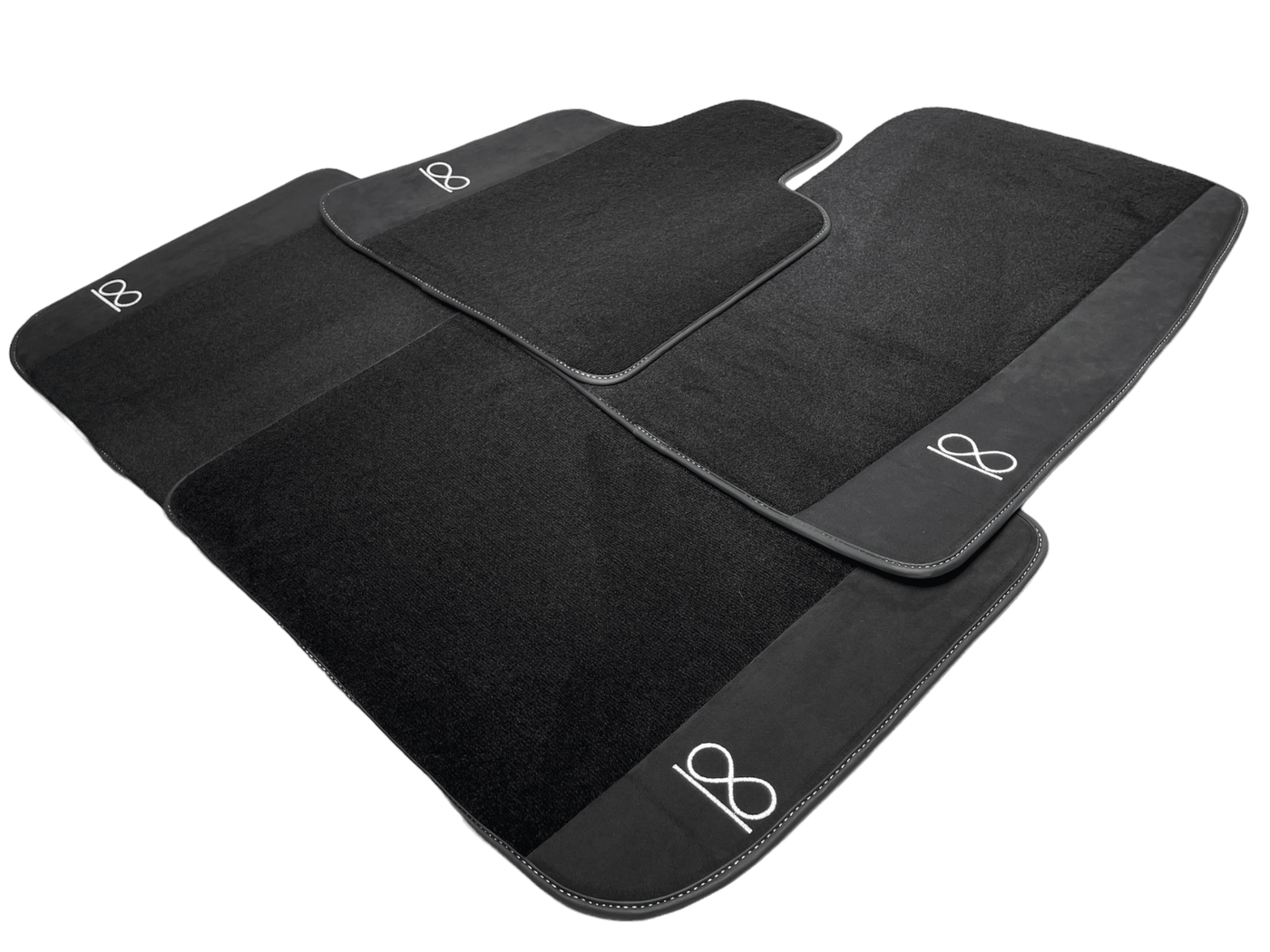 Black Floor Mats For Rolls Royce Black Badge Dawn - AutoWin