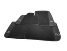 Black Floor Mats For Rolls Royce Black Badge Ghost Fluorescent Logo - AutoWin
