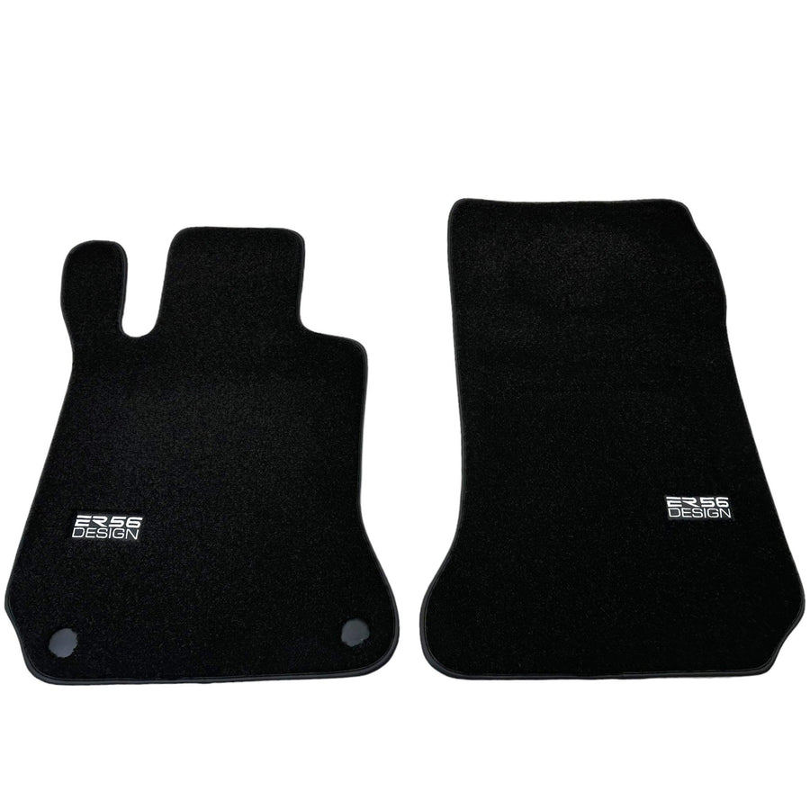 Black Luxury Floor Mats For Mercedes Benz CL-Class C216 Coupe (2006-2013) | ER56 Design - AutoWin