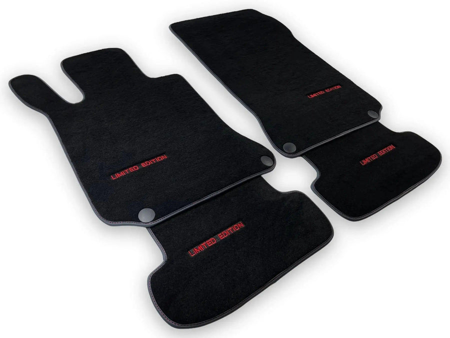 Black Luxury Floor Mats For Mercedes Benz E-Class S213 All Terrain (2020-2023) | ER56 Design - AutoWin
