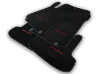 Black Luxury Floor Mats For Mercedes Benz GLK-Class X204 (2008-2012) | ER56 Design - AutoWin