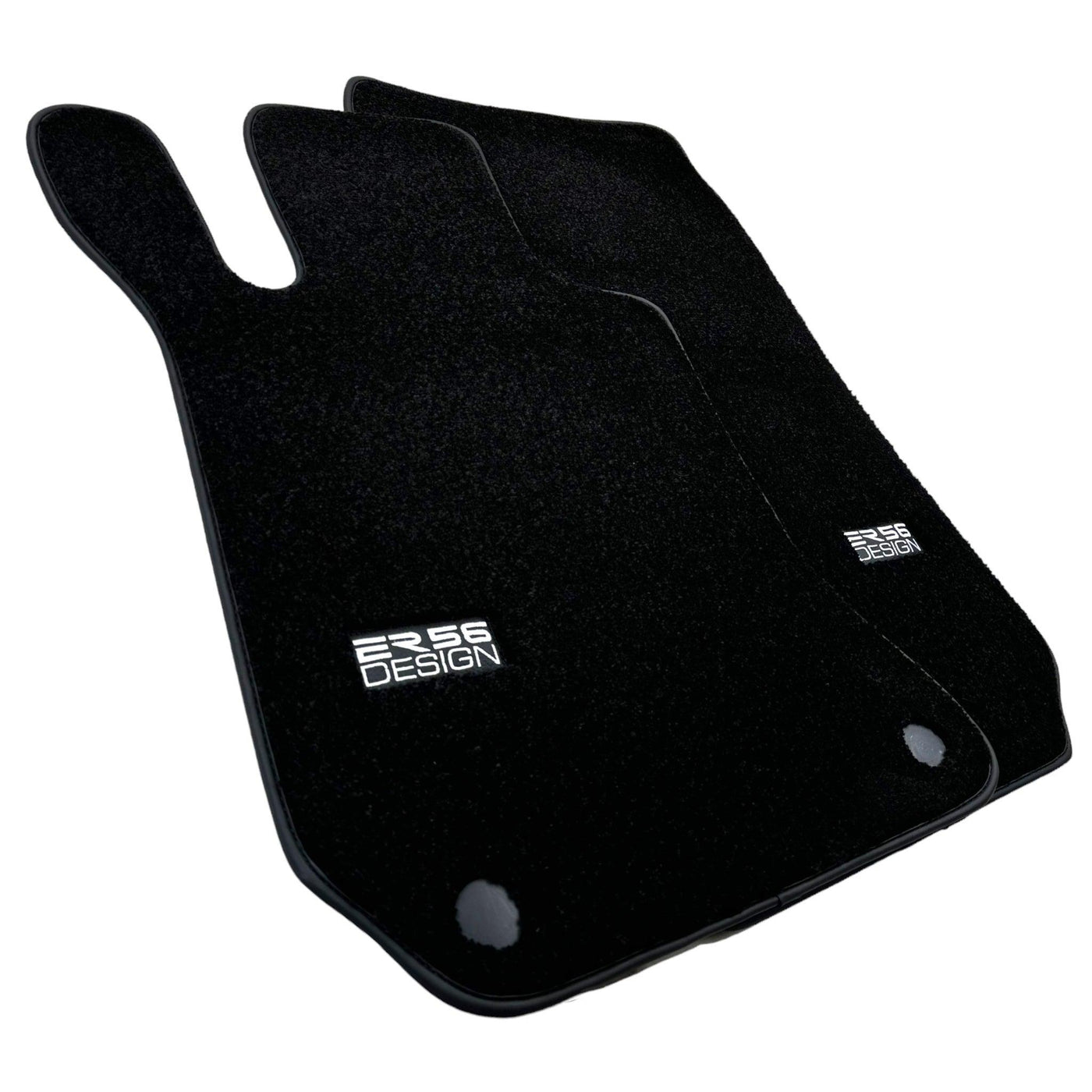 Black Luxury Floor Mats For Mercedes Benz M-Class W164 (2005-2011) | ER56 Design - AutoWin