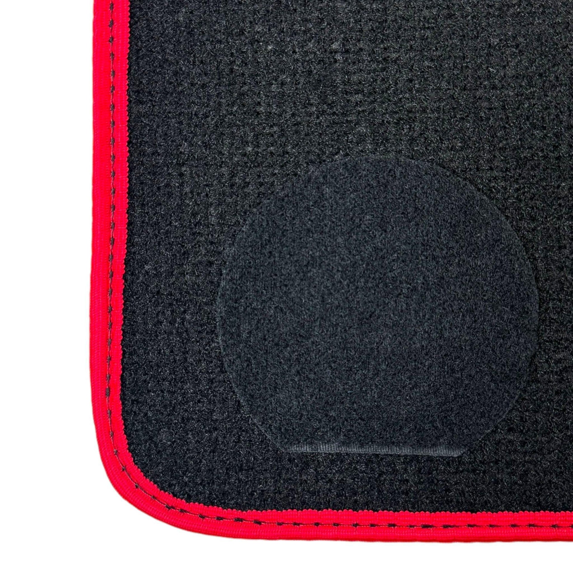 Black Mats For BMW 1 Series F21 3-door Hatchback | Red Trim - AutoWin