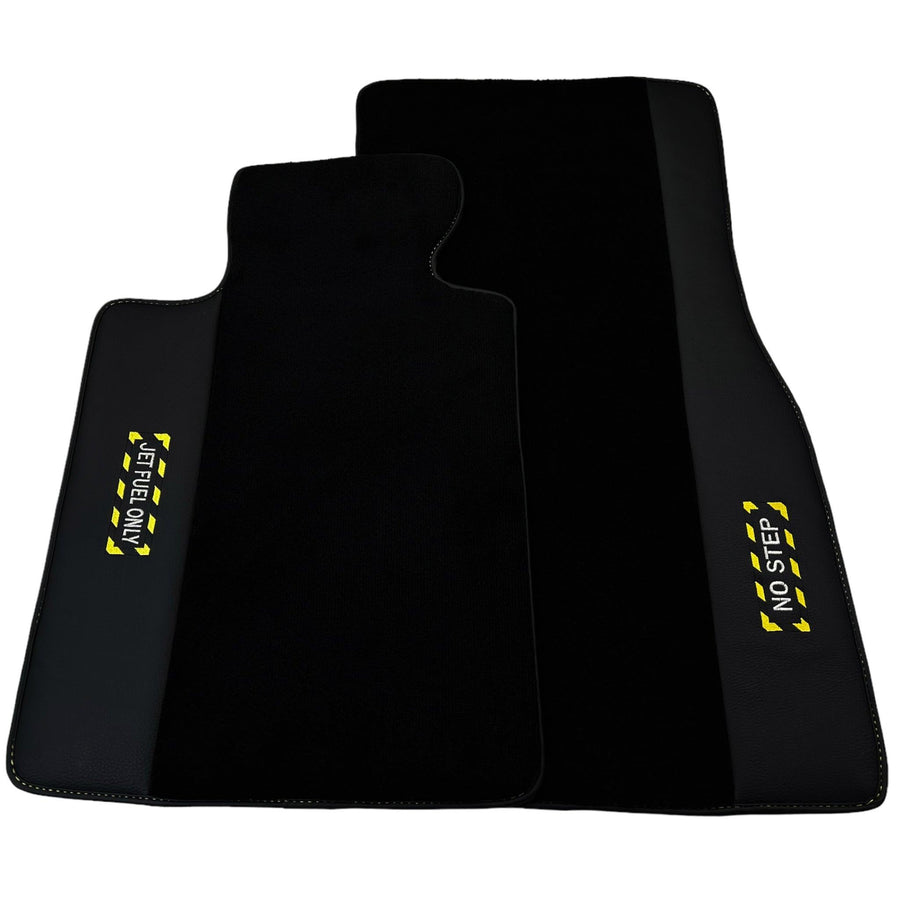 Black Mats For BMW 3 Series E36 2-door Coupe | Fighter Jet Edition - AutoWin