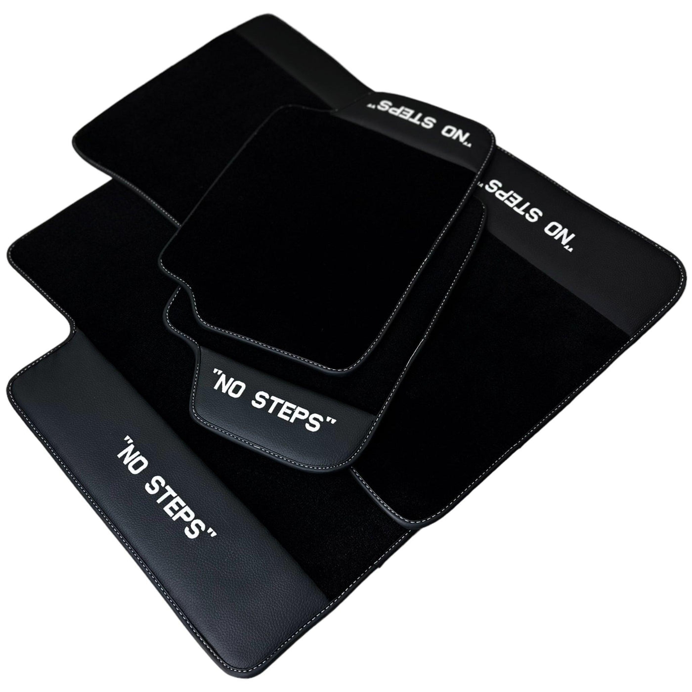 Black Mats For BMW M3 E46 No Steps Edition - AutoWin