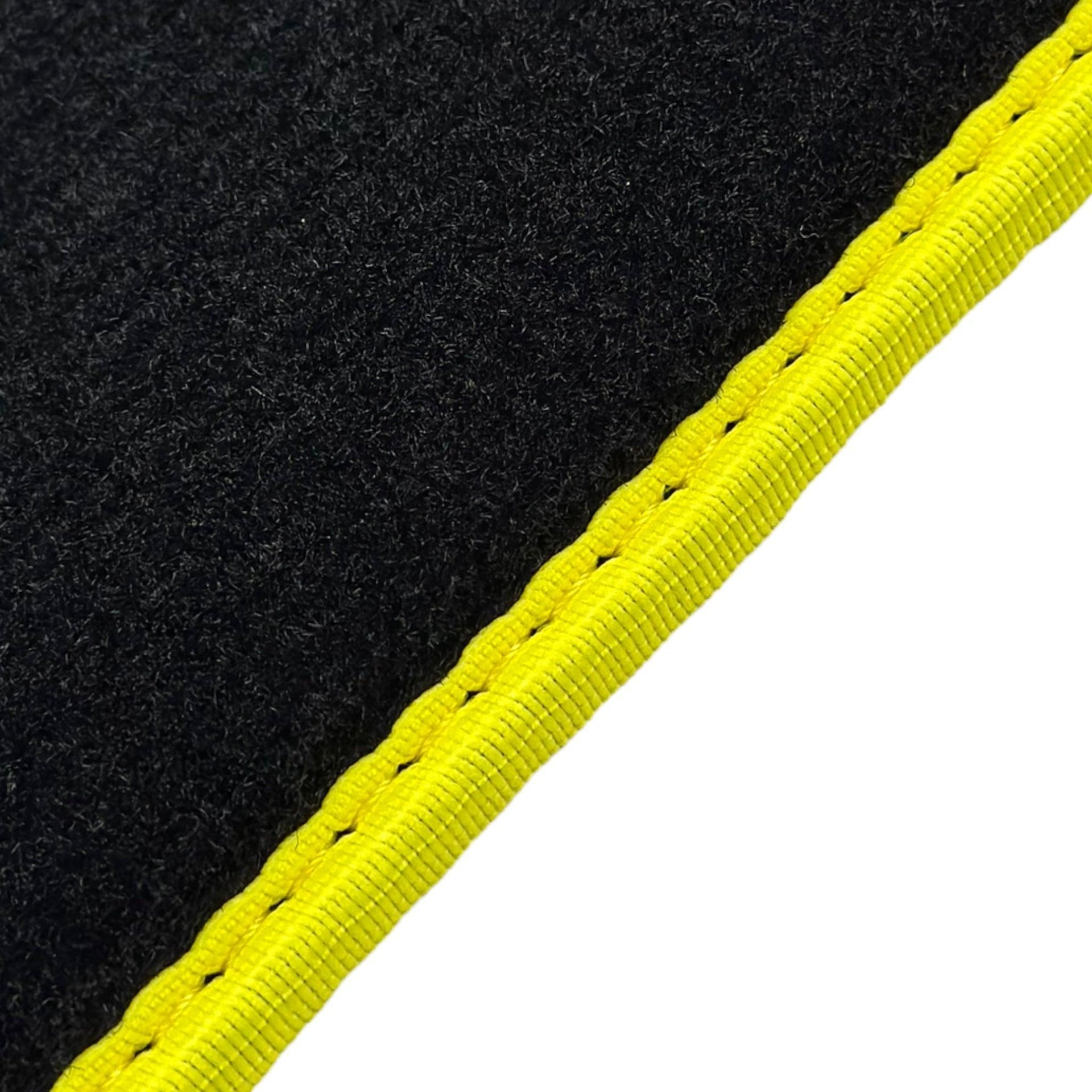 Black Mats For BMW M5 E39 | Yellow Trim - AutoWin