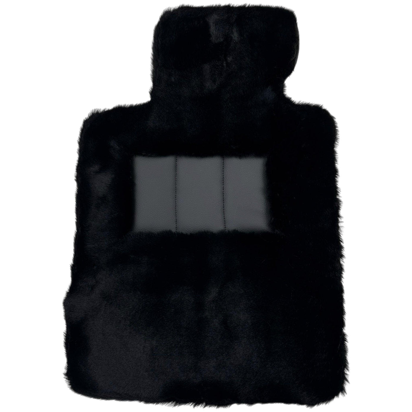 Black Sheepskin Floor Floor Mats For BMW 8 Series Gran Coupe G16 - AutoWin