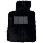 Black Sheepskin Floor Mats For BMW M6 E63 Coupe No Steps Edition - AutoWin