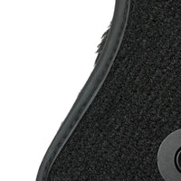 Black Sheepskin Floor Mats For Mercedes Benz C-Class S203 Estate 4Matic (2001-2007) | ER56 Design - AutoWin