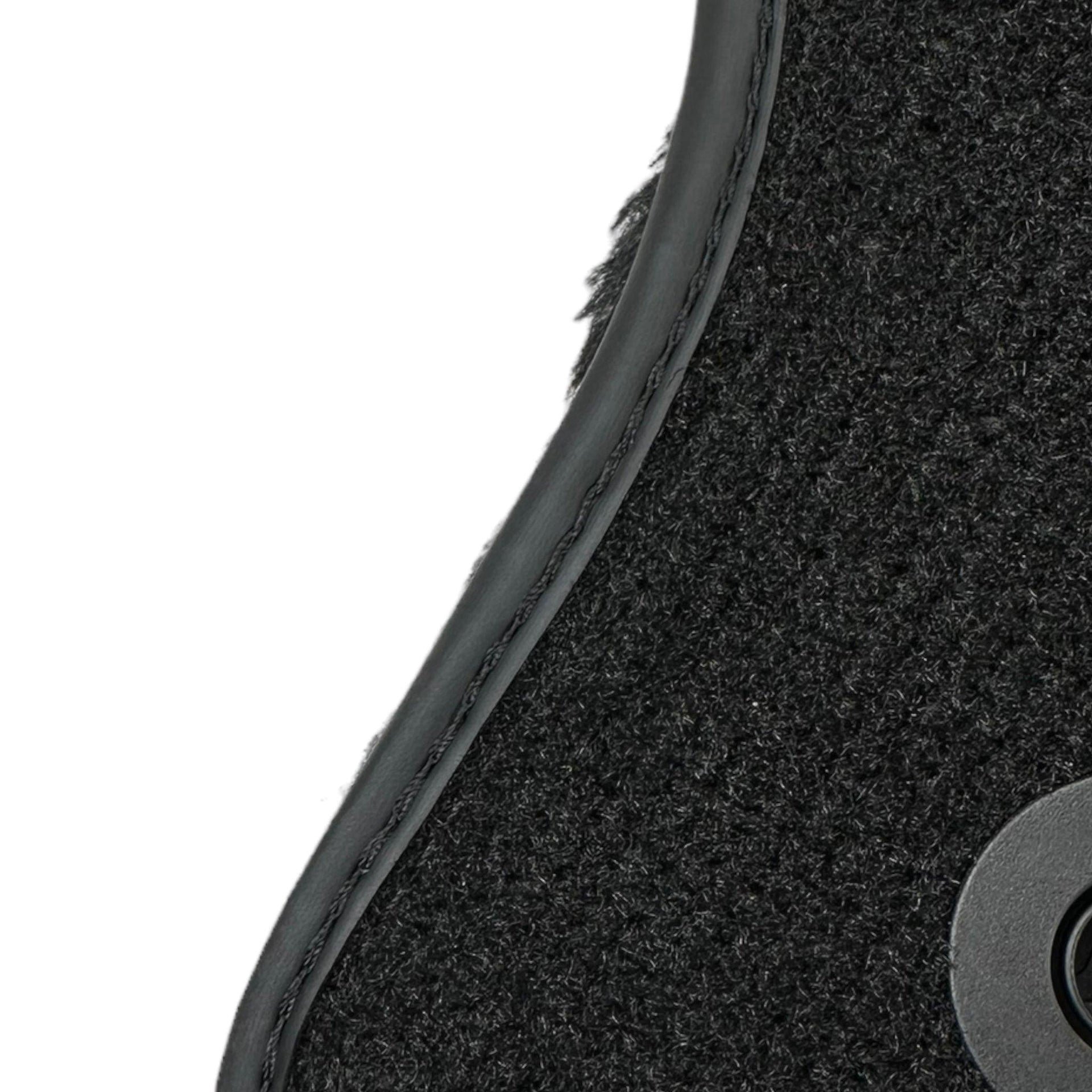 Black Sheepskin Floor Mats For Mercedes Benz CLA-Class C117 Coupe (2013-2019) | ER56 Design - AutoWin