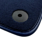 Blue Floor Mats For Bentley Mulsanne (2010-2020) with Leather - AutoWin