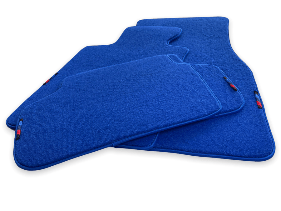 Blue Floor Mats For BMW 6 Series F06 Gran Coupe With M Package - AutoWin