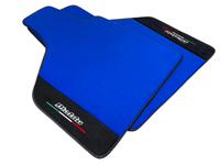 Blue Floor Mats for Lamborghini Diablo 1990-2001 With Alcantara Leather - AutoWin