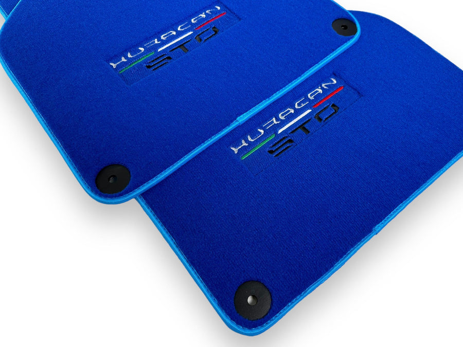 Blue Floor Mats for Lamborghini Huracan STO - USA | FedEx Express