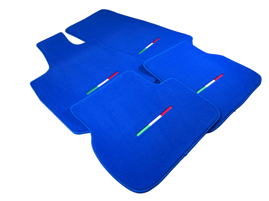 Blue Floor Mats For Maserati Ghibli 2013-2022 Italy Edition - AutoWin