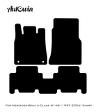 Blue Floor Mats For Mercedes Benz A-Class W168 (1997-2004) | Limited Edition - AutoWin