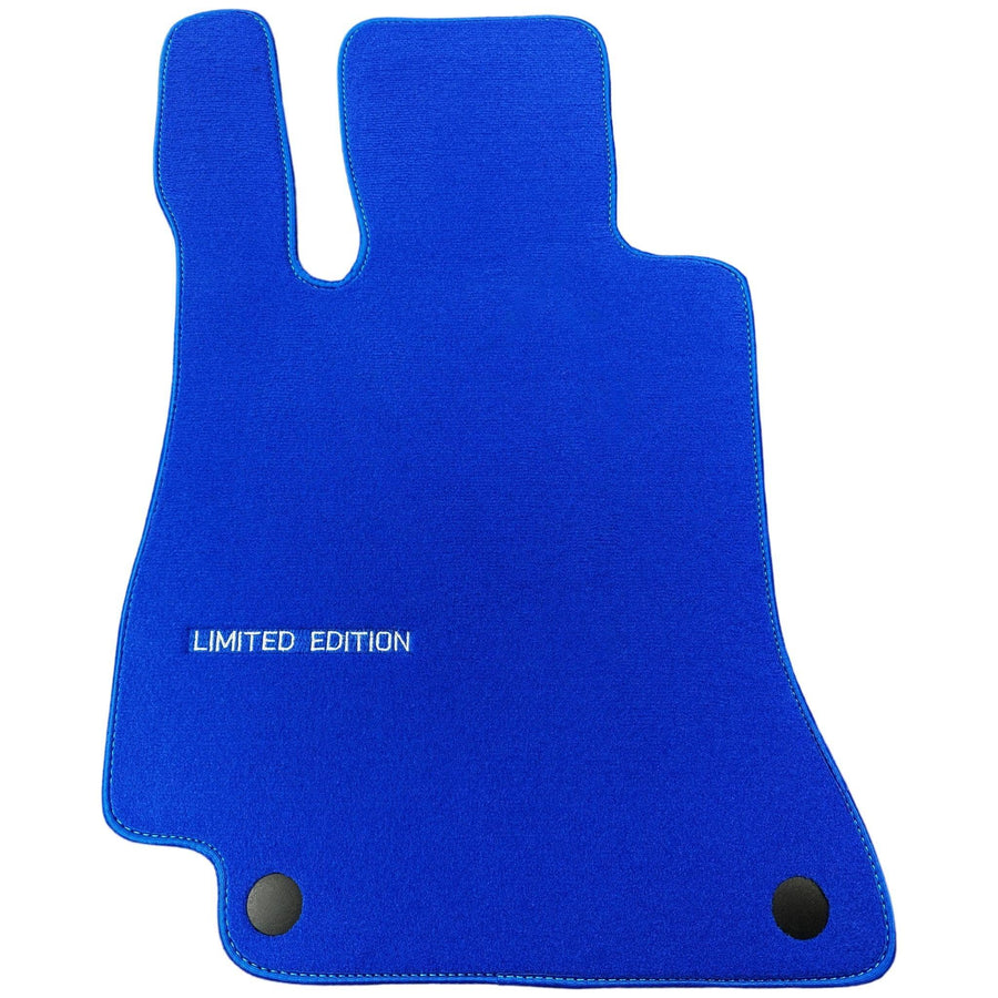 Blue Floor Mats For Mercedes Benz C-Class C205 Coupe (2015-2018) | Limited Edition - AutoWin