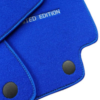 Blue Floor Mats For Mercedes Benz C-Class S205 Wagon Facelift (2018-2021) | Limited Edition - AutoWin