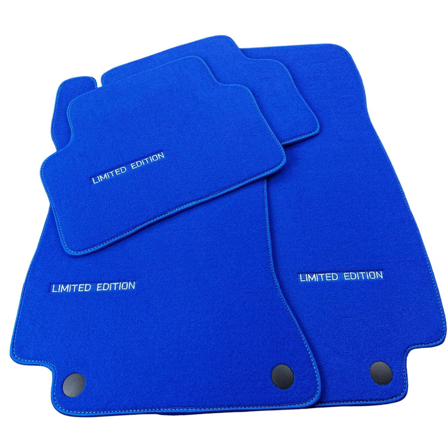 Blue Floor Mats For Mercedes Benz C-Class W206 Sedan (2021-2023) | Limited Edition - AutoWin