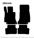 Blue Floor Mats For Mercedes Benz E-Class W213 Sedan (2016-2020) Hybrid | Limited Edition - AutoWin