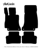 Blue Floor Mats For Mercedes Benz E-Class W213 Sedan (2020-2023) | Limited Edition - AutoWin