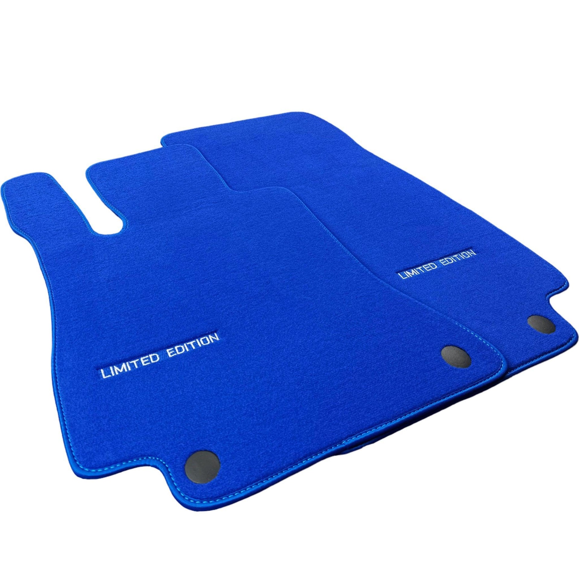 Blue Floor Mats For Mercedes Benz GLC-Class C253 Coupe (2016-2019) | Limited Edition - AutoWin