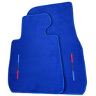 Blue Mats For BMW 7 Series E32 With M Package - AutoWin