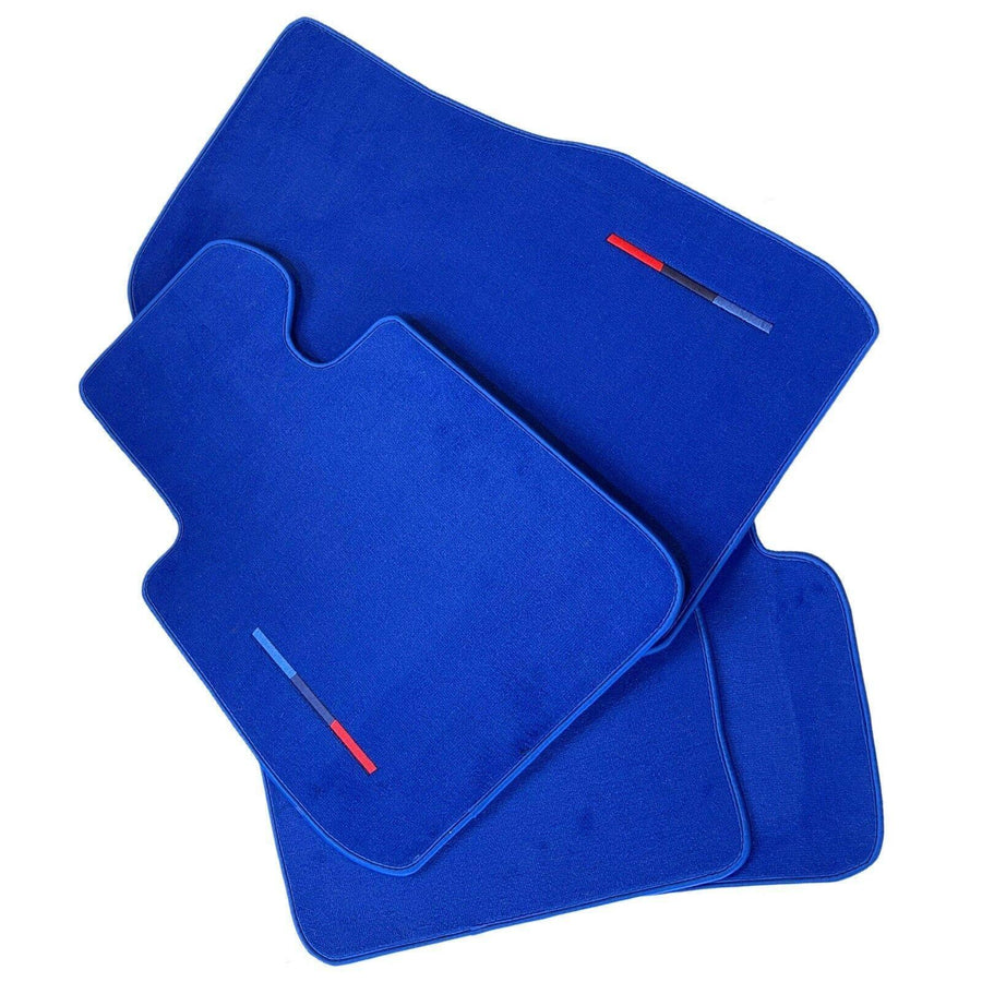 Blue Mats For BMW M5 F10 With M Package - AutoWin