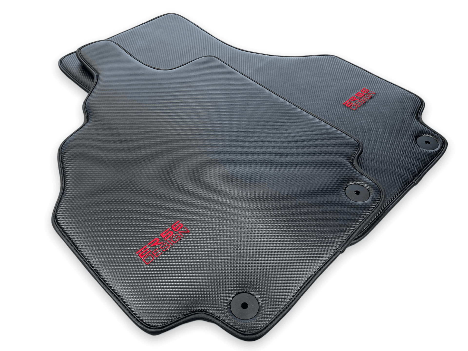 Carbon Fiber Leather Floor Mats for Audi R8 (2007-2015) - AutoWin