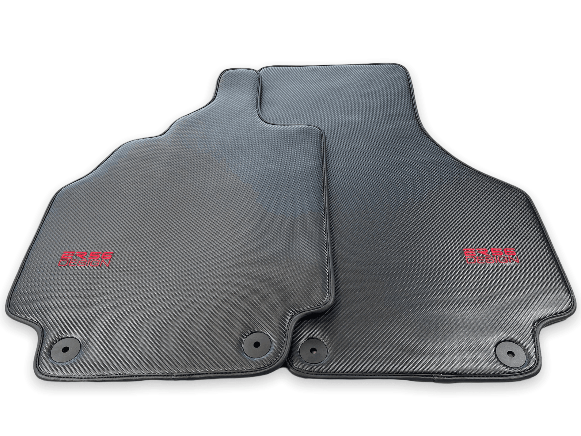 Carbon Fiber Leather Floor Mats for Audi R8 (2007-2015) - AutoWin