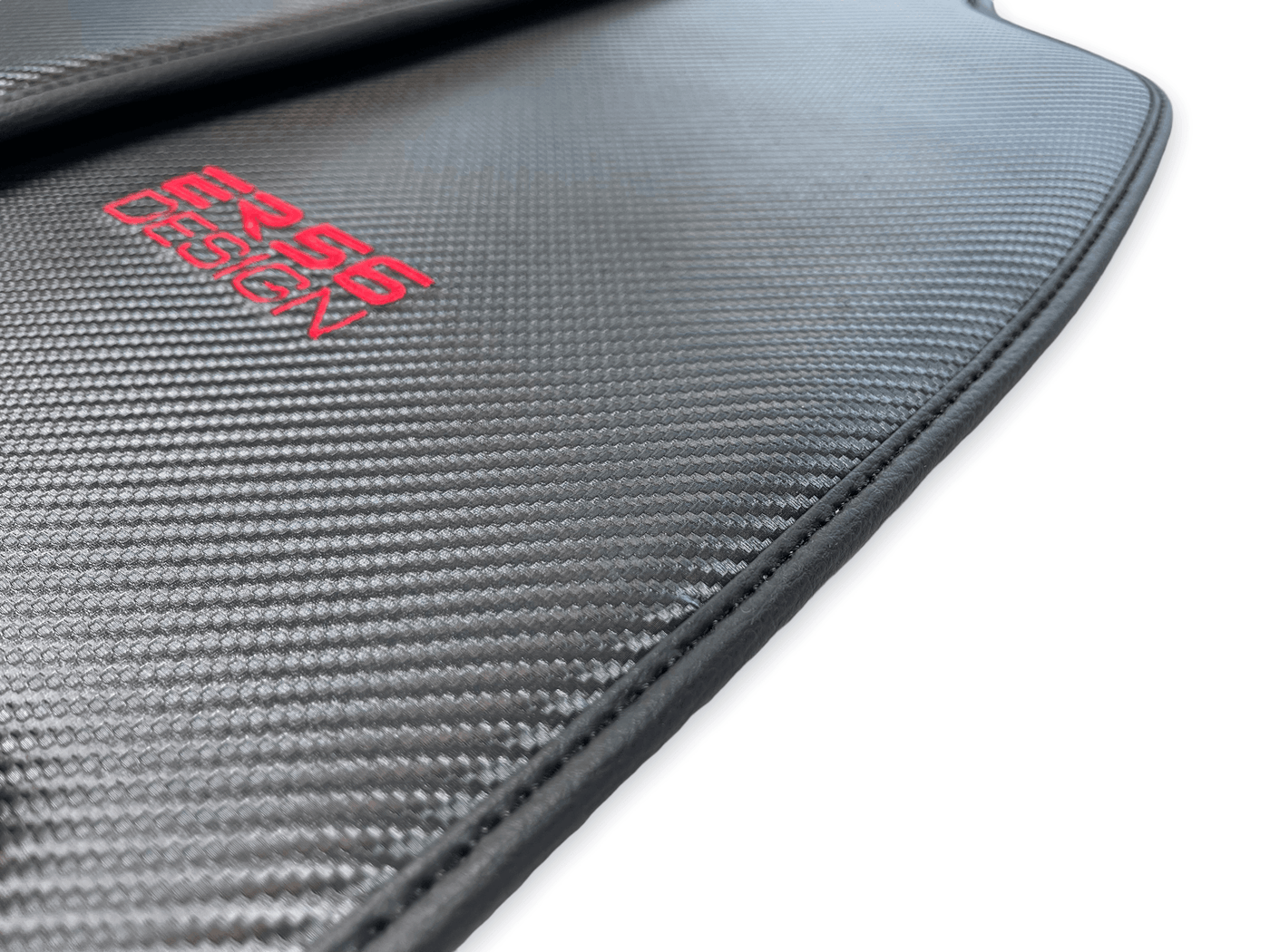 Carbon Fiber Leather Floor Mats for Audi R8 2015-2023 ER56 Design - AutoWin