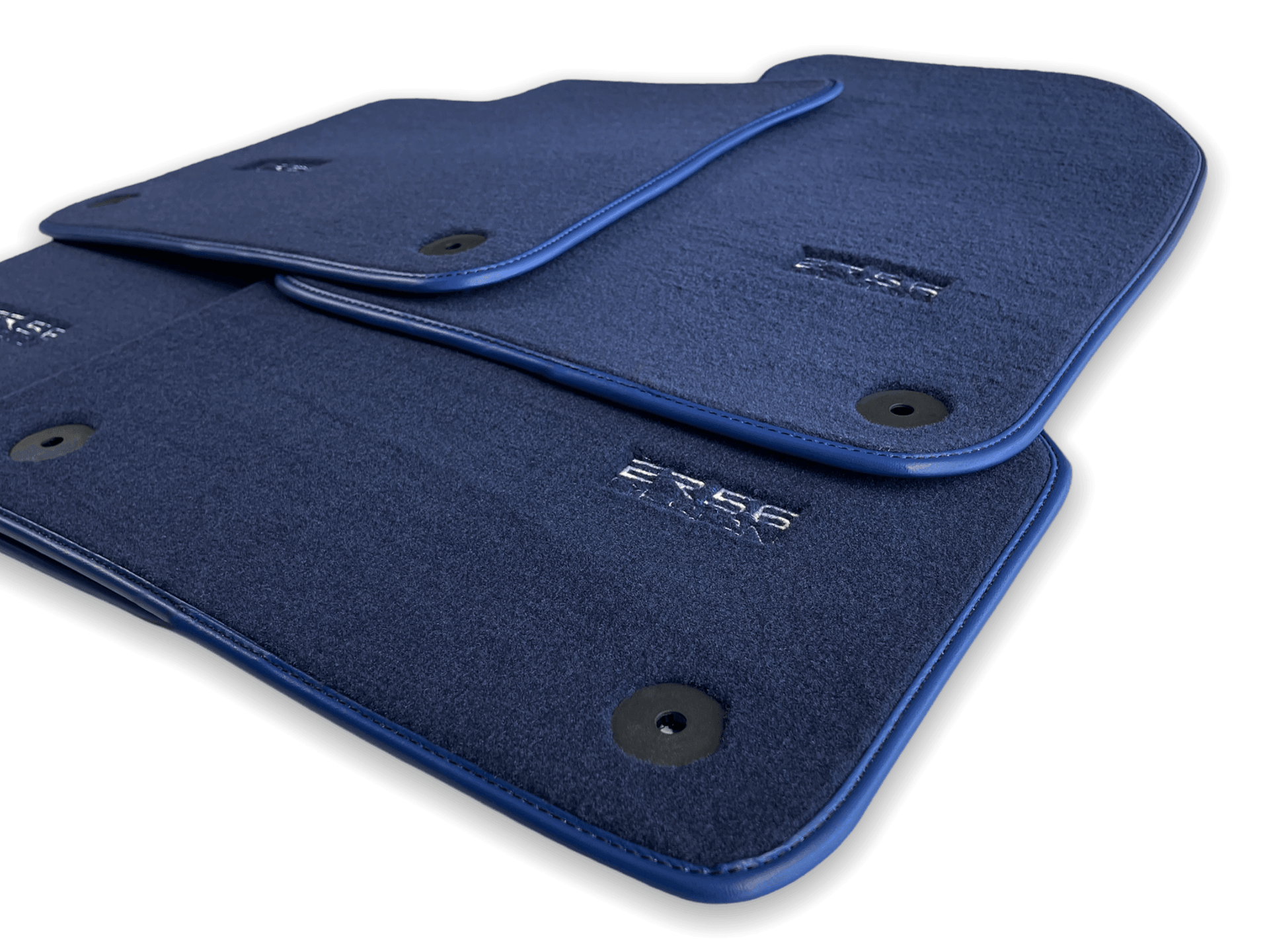 Dark Blue Floor Mats for Audi A3 - Convertible (2014-2020) | ER56 Design - AutoWin