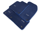 Dark Blue Floor Mats for Audi A4 - B7 Sedan (2005-2008) | ER56 Design - AutoWin