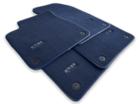Dark Blue Floor Mats for Audi A4 - B9 Allroad Quattro (2016-2020) | ER56 Design - AutoWin