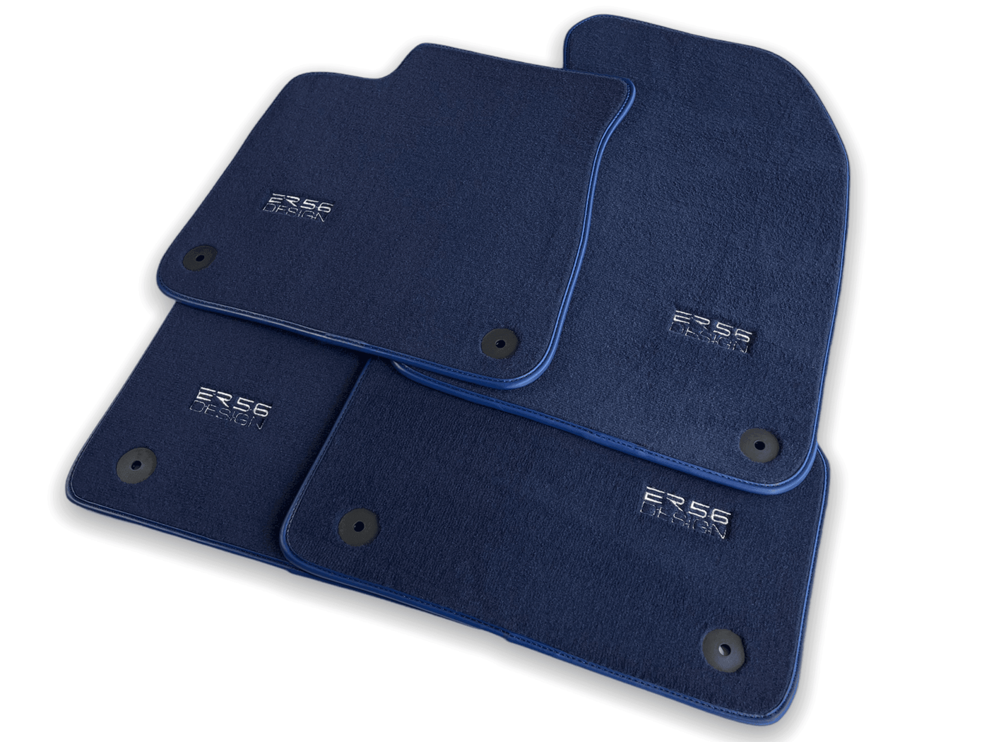 Dark Blue Floor Mats for Audi A5 - F53 Coupe (2016-2020) | ER56 Design - AutoWin