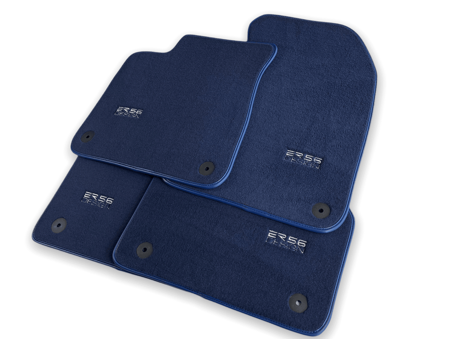 Dark Blue Floor Mats for Audi A5 - F53 Coupe (2016-2020) | ER56 Design - AutoWin