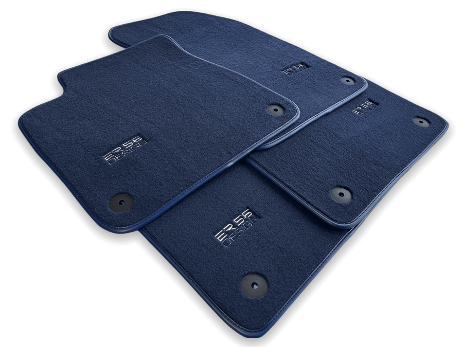 Dark Blue Floor Mats for Audi A5 - F53 Coupe (2016-2020) | ER56 Design - AutoWin