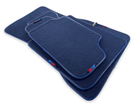 Dark Blue Floor Mats For BMW M8 Series Convertible F91 With M Package - AutoWin