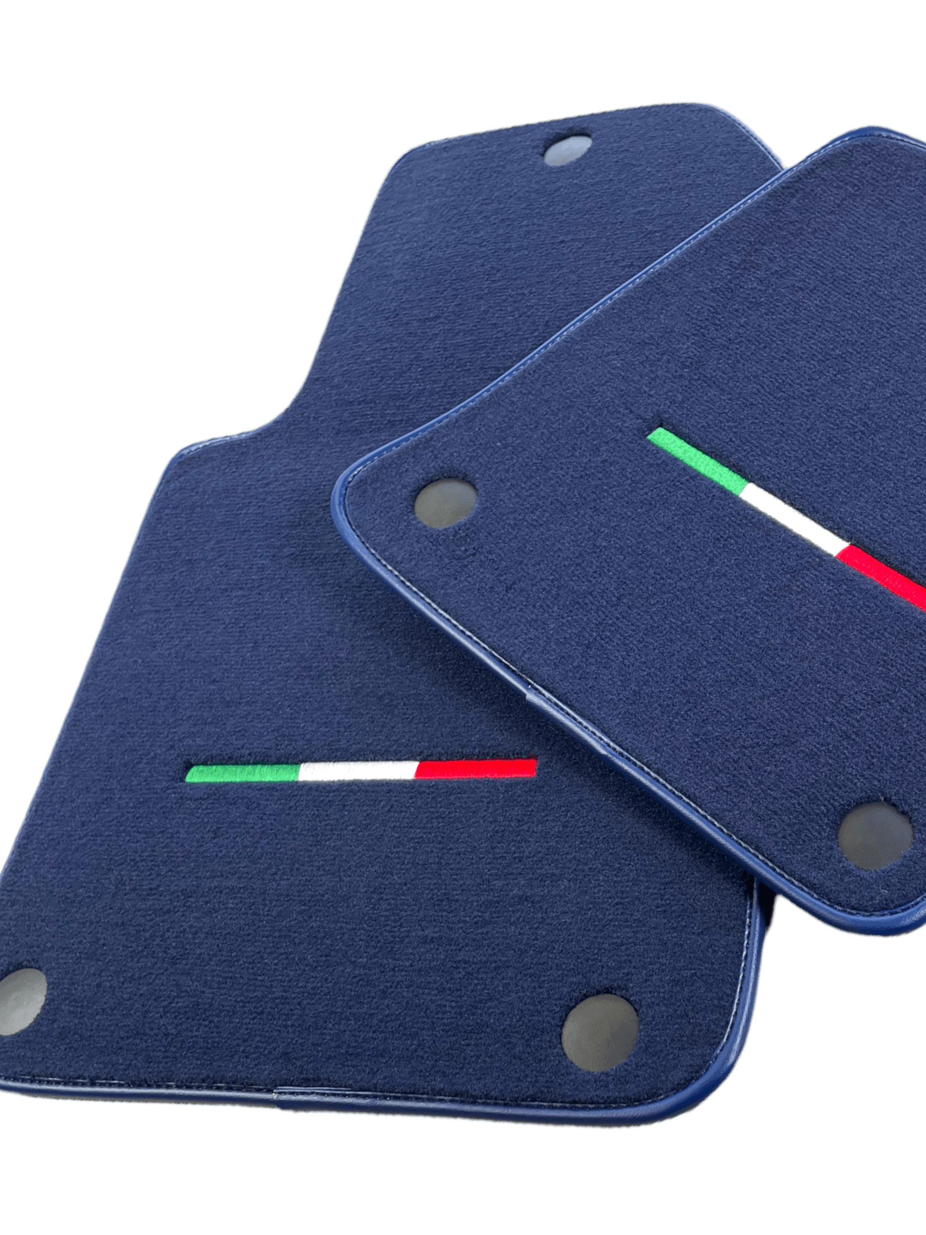 Dark Blue Floor Mats For Ferrari 599 Coupe 2006-2012 Italian Edition - AutoWin