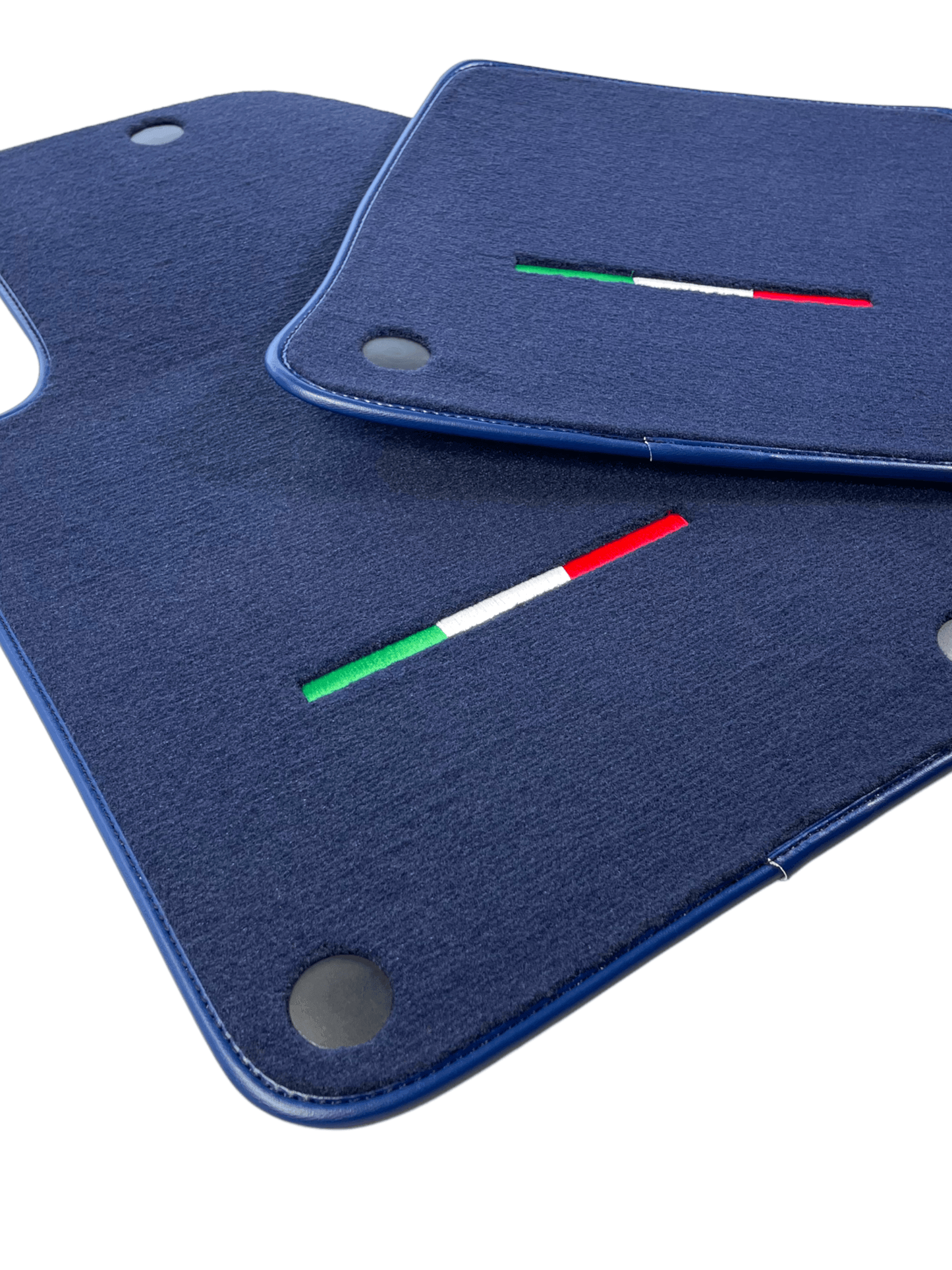 Dark Blue Floor Mats For Ferrari 599 Coupe 2006-2012 Italian Edition - AutoWin