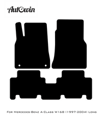 Dark Blue Floor Mats For Mercedes Benz A-Class W168 (1997-2004) | Limited Edition - AutoWin